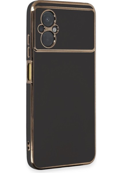 Xiaomi Poco M5 Kılıf Volet Silikon - Siyah