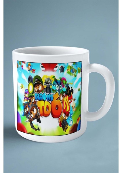 Bloons Td 6 Mobil Oyun Baskılı Kupa Bardak Çift Taraflı Baskı Kişiye Özel Model 4