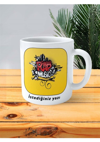Rap Baskılı Kupa Bardak Kişiye Özel Desen 1 fiyatları