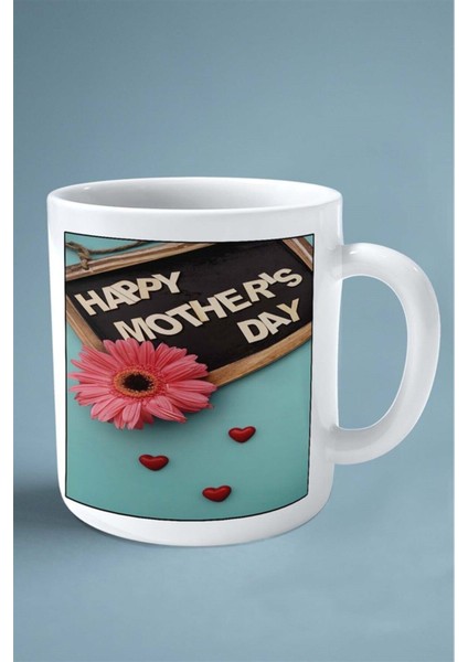 Anneler Günü Anne Hediye Baskılı Kupa Bardak Çift Taraflı Baskı Kişiye Özel Model 88