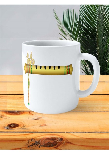 Flut Baskılı Kupa Bardak Kişiye Özel Model 1