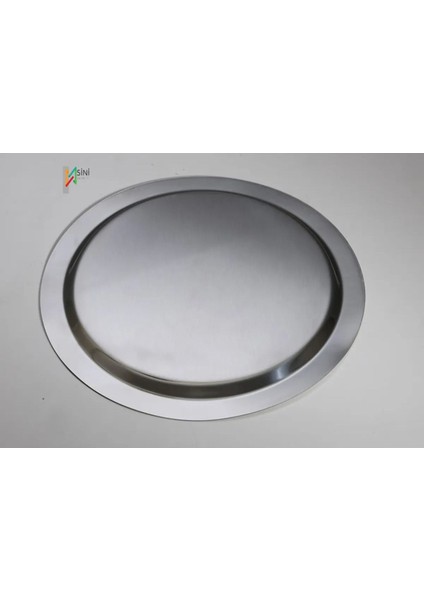 6'lı Yuvarlak Lüx Desenli Gümüş Renkli Sunum Tepsisi modelleri