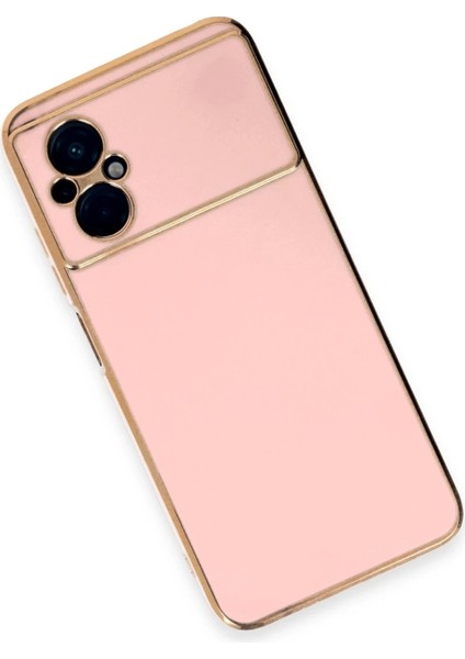 Xiaomi Poco M5 Kılıf Volet Silikon - Pembe modelleri