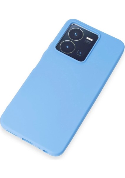 Vivo Y35 Kılıf First Silikon - Mavi fırsatları