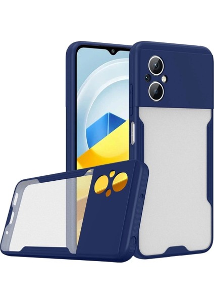 Xiaomi Poco M5 Kılıf Platin Silikon - Lacivert