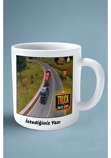 Truck Smilator Mobil Oyun Baskılı Kupa Bardak Çift Taraflı Baskı Kişiye Özel Model 6 fiyatları