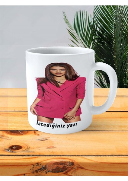 Zendaya Baskılı Kupa Bardak Kişiye Özel Model 3 fiyatları