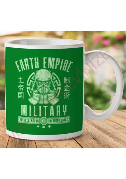 Dünya Imparatorluğu Askeri Iki Tarafı Baskılı Kupa Bardak