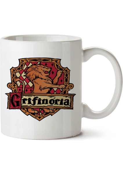 Grifinória - Hp Iki Tarafı Baskılı Kupa Bardak
