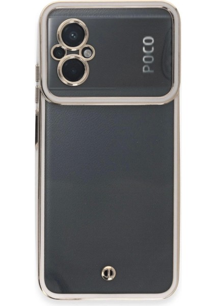 Xiaomi Poco M5 Kılıf Liva Lens Silikon - Beyaz fiyatları