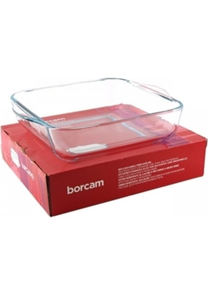 Büyük Kare Borcam Tepsi, Kahverengi, Dayanıklı ve Şık Mutfak Gereci fiyatları