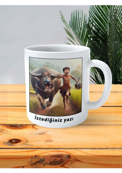 Boğa Güreşi Baskılı Kupa Bardak Kişiye Özel Desen 5 fiyatları