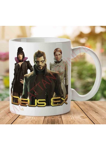 Deus Ex Iki Tarafı Baskılı Kupa Bardak