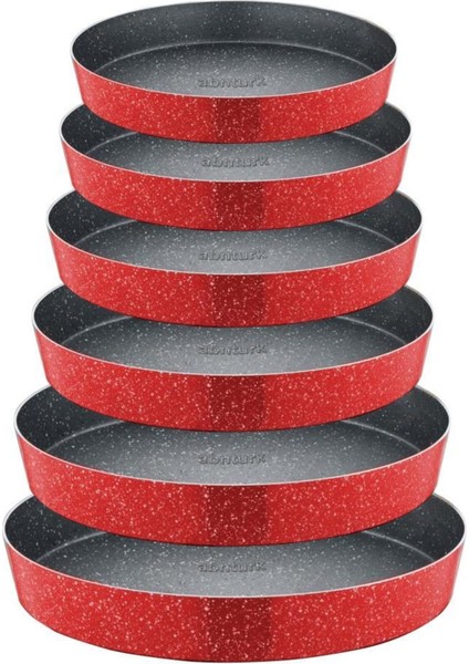 36CM Yuvarlak Granit Fırın Tepsisi, 4 Kat Teflon, Silikon Kaplı, Dayanıklı ve Şık modelleri