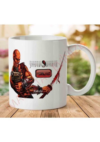 Shadow Warrior Iki Tarafı Baskılı Kupa Bardak