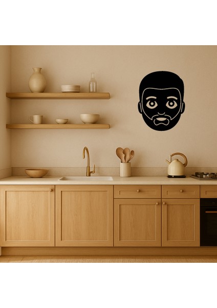 Erkek Yüz Emoji Dekoratif Tablo - CPT109384-2428 fiyatları