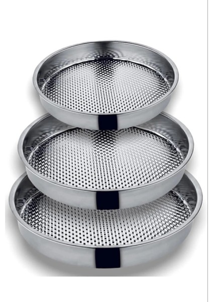 Gri Çiğ Köfte Tepsisi ve Leğeni 3'lü Set, Pratik ve Şık Tüketim Için Tasarlandı