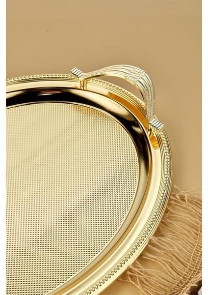 Çelik Oval 2'li Tepsi Seti, 40 cm ve 48 Cm, Dayanıklı ve Şık Tasarım indirimleri
