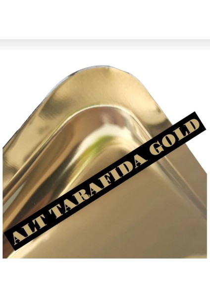 Gold Renk 4'lü Kare Paslanmaz Çelik Kahve Servisi Tepsisi 21X21CM modelleri