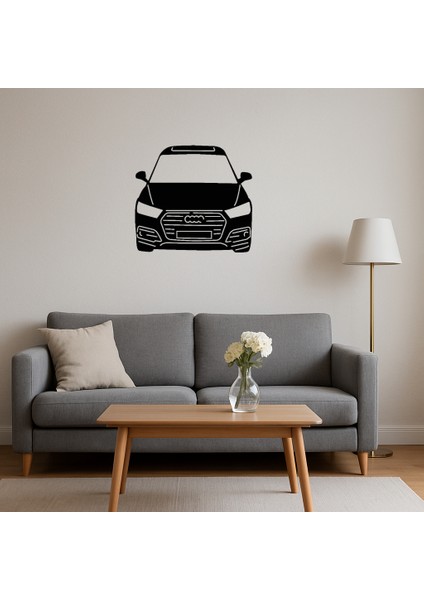 Modern Araba Silüeti Mdf Dekoratif Duvar Sanatı - CPT104481-9046 fırsatları
