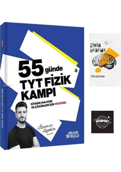 Tyt FİZİK55 Günde Tyt Fizik Video Kamp Kitabı Özcan Aykın YENİ+ZİHİNDENEME-KR582