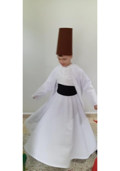 Çocuk Semazen Kostüm Beyaz, Renkli ve Rahat Giyim Seçeneği modelleri