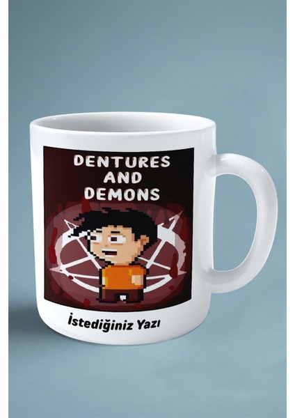 Dentures And Demon Mobil Oyun Baskılı Kupa Bardak Çift Taraflı Baskı Kişiye Özel Model 3 fiyatları