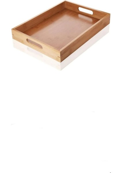 40 ve 35 cm Bambu Çay ve Kahvaltı Tepsisi, Şık ve Kullanışlı Set fırsatları