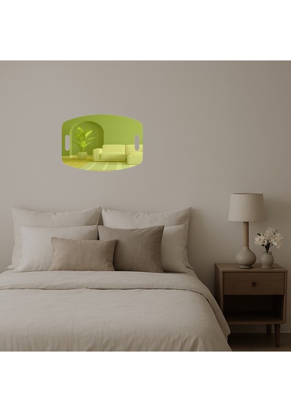 Deniz Temalı Dekoratif Altın Aynalı Tablo - KA4191-3372 fiyatları