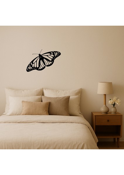 Elegan Kelebek Desenli Mdf Duvar Tablosu - CPT101016-9694