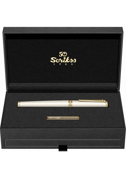 & WizDesign Heritage2 Dolma Kalem Beyaz Altın B Uç ( Ömür Boyu Garantili - Lüks Kutulu - İsme Özel Tasarım ) indirimleri
