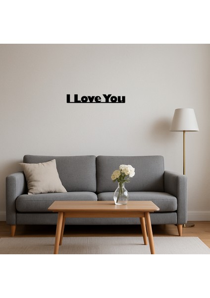 Modern I Love You Mdf Duvar Tablosu - TKNAL4832-7520 fırsatları