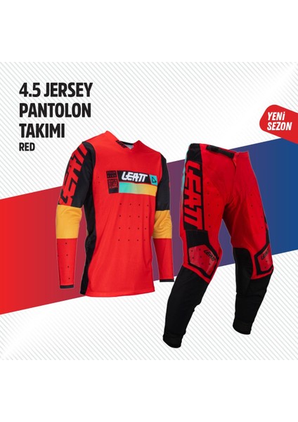 Kırmızı Siyah Jersey Pantolon Takımı
