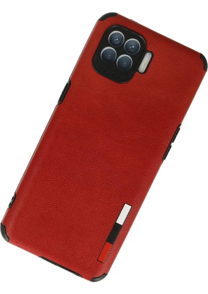 Oppo Reno 4 Lite Kılıf Loop Deri Silikon - Kırmızı fiyatları