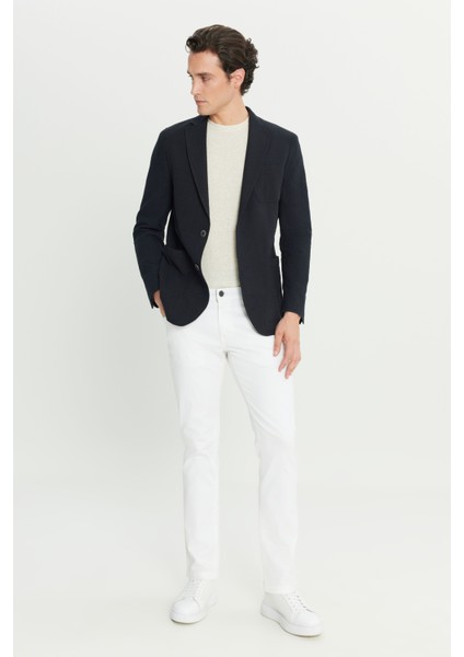 %100 Pamuk Slim Fit Dar Kesim Mono Yaka Torba Cepli Blazer Ceket fiyatları