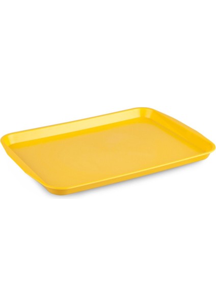 Sarı 32X44 cm Servis Tepsisi, 6 Adet Paket Halinde, Şık ve Kullanışlı Tasarım