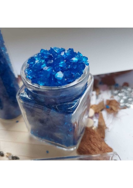 Lacivert Kırık Epoksi Cam Parçaları 2mm x 4mm 300GR, Şık ve Çeşitli Projeler Için Ideal indirimleri