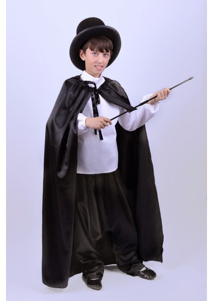 Siyah Sihirbaz Kostümü, Eğlence ve Hayal Dünyası Için Uygun Seçenek