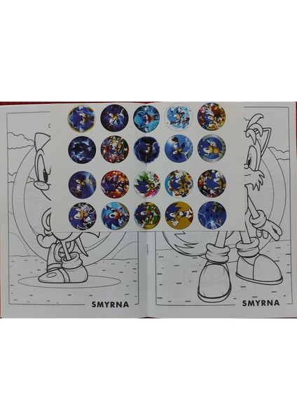 4 Adet Stickerli Boyama Kitabı (Prensesler/winx/sonic-B/pocemon-B) fırsatları