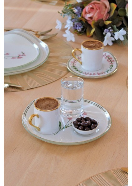 Beyaz Cam Keyiflik Kahve Takımı, Şık ve Zarif Tasarımıyla Sofralarınıza Güzellik Katıyor fiyatları