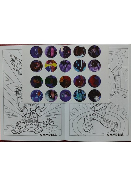 4 Adet Stickerli Boyama Kitabı (Minecraft-B/transformes/brawlstars-B/pijamaske-B) indirimleri