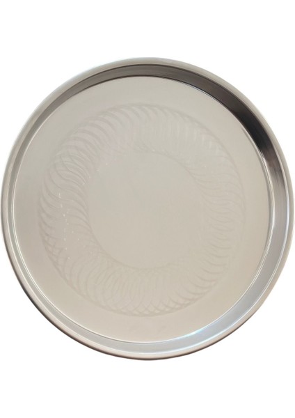 Paslanmaz Çelik Çok Amaçlı Fırın Tepsisi, 48 Cm, Dayanıklı ve Şık Tasarım