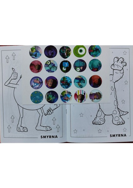 4 Adet Stickerli Boyama Kitabı (Minecraft-B/monsters/roblox-B/örümcek A. - B) modelleri