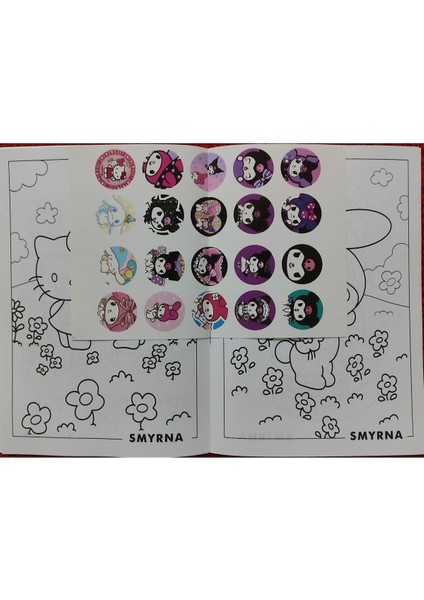 4 Adet Stickerli Boyama Kitabı (Kuromi-C/lol/looney Tunes/tweety) fiyatları