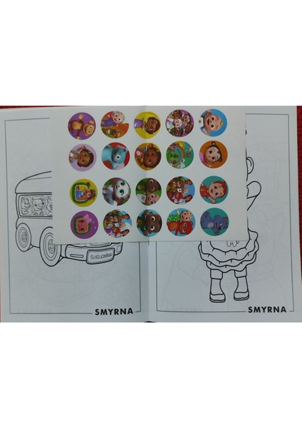 4 Adet Stickerli Boyama Kitabı (Tocaboca-B-B/stitch-B/paw Patrol-B/cocomelon) fırsatları