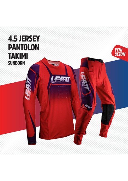 Kırmızı Mor Jersey Pantolon Takımı