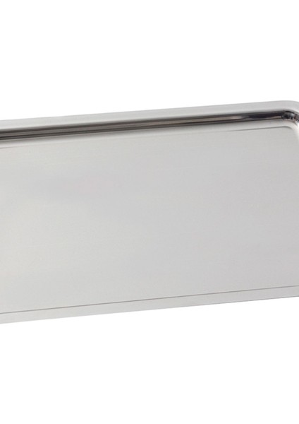 Parlak Metal Tepsi 32X22 cm Gümüş Renkli, Şık ve Dayanıklı Sunum Için Ideal fırsatları