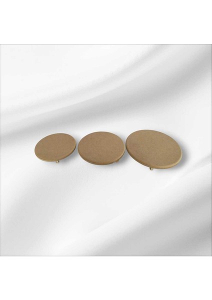 Kahverengi Ahşap 3'lü Yuvarlak Kahvaltı Sunum Seti modelleri