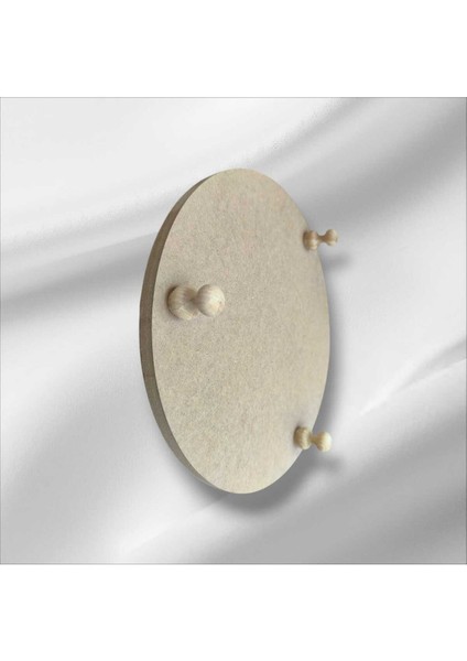 Kahverengi Ahşap 3'lü Yuvarlak Kahvaltı Sunum Seti fırsatları