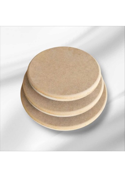 Kahverengi Ahşap 3'lü Yuvarlak Kahvaltı Sunum Seti indirimleri